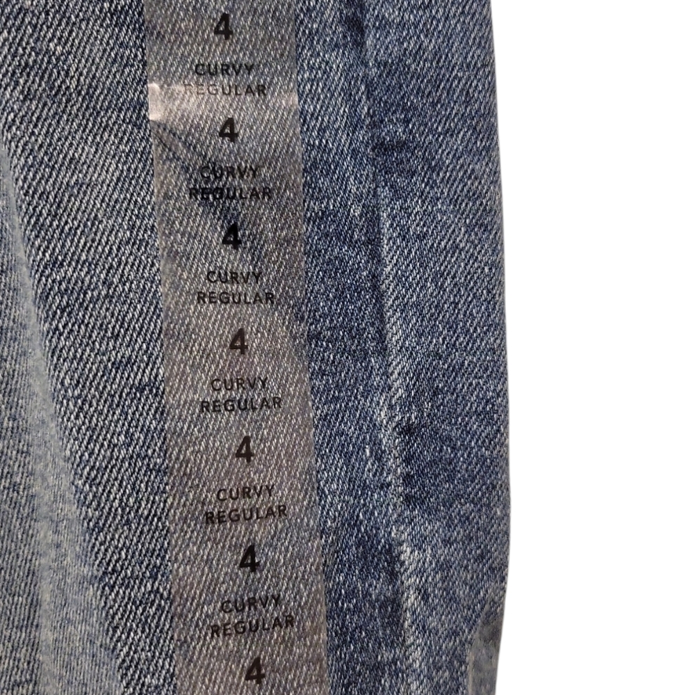 American Eagle, NWT, Curvy 90s Skinny Jeans, Stretch, Women's sz 4 Reg, L- 40.5 - Picture 3 of 4